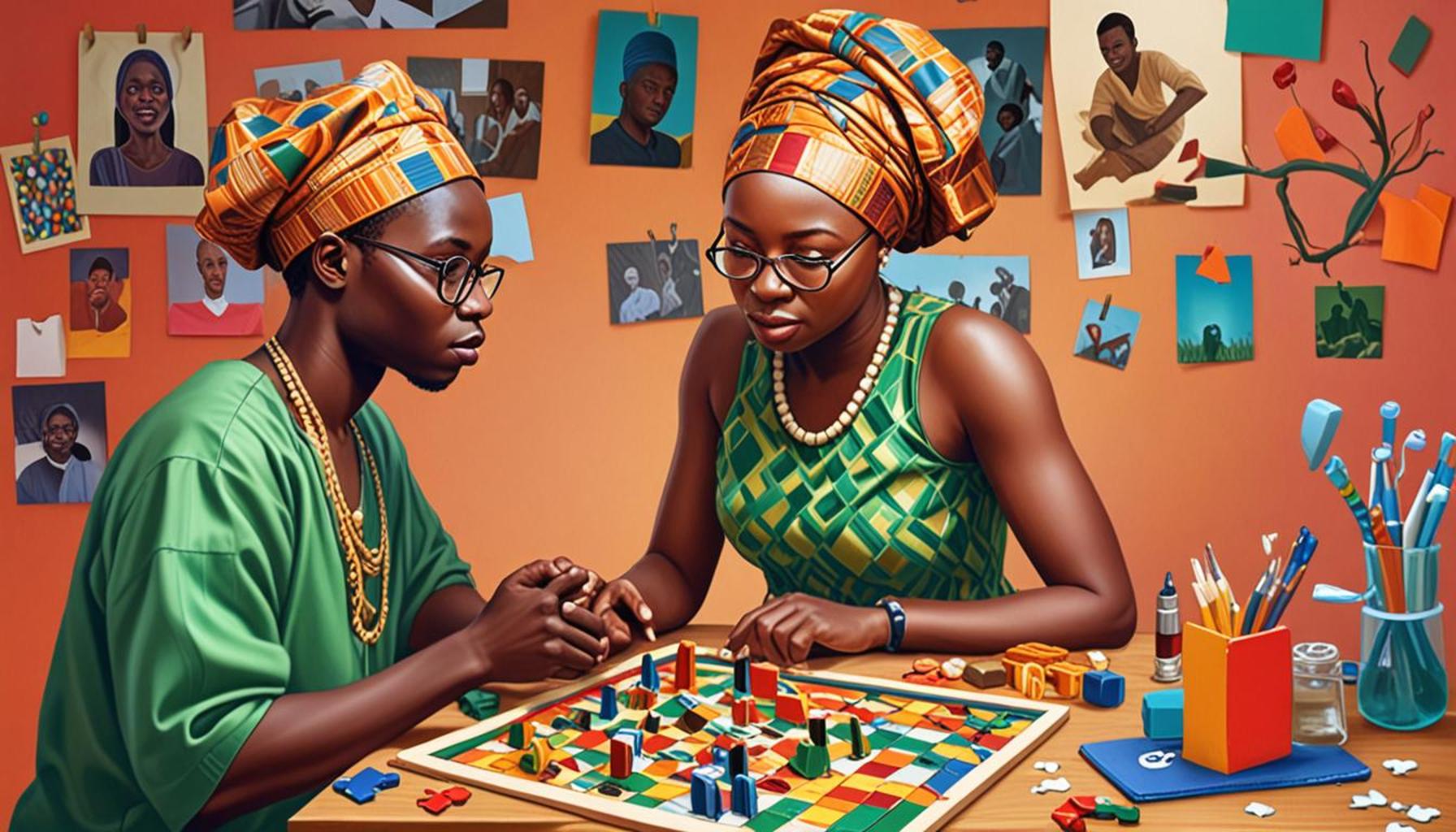 Boosting Empathy Collaboration in Nigerian Communities with Mind Games